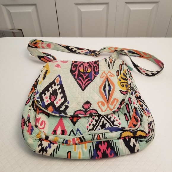 Vera Bradley Handbags - Vera Bradley, Lg Shoulder Bag, in Pueblo Adjustable Strap 10.5 X 11.5 X 2.5